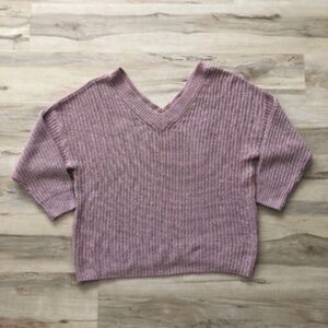 Suzy Shier Pink V-Neck Sweater